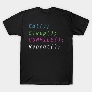 Eat, Sleep, Compile, Repeat T-Shirt